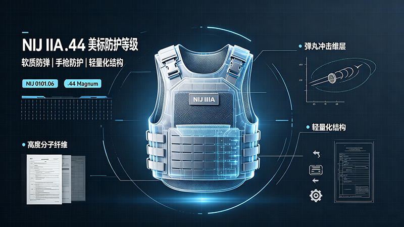 NIJ IIA .44美标防护等级