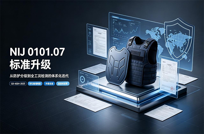 NIJ 0101.07与0101.06标准对比，防弹装备安防行业标准迭代