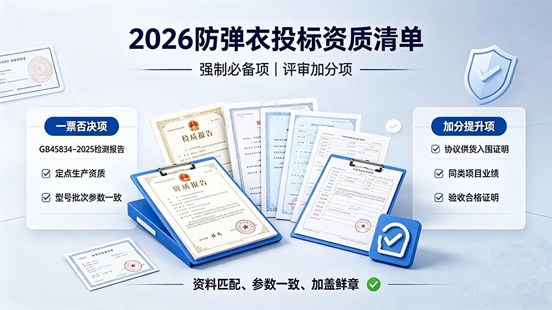 2026防弹衣投标资质清单