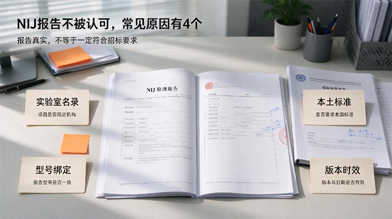 NIJ报告不被认可的四个原因：实验室名录、本土标准、型号绑定、版本时效